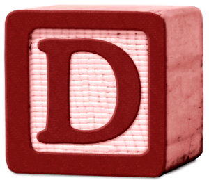 letter d