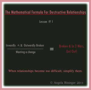 math formula for relationships