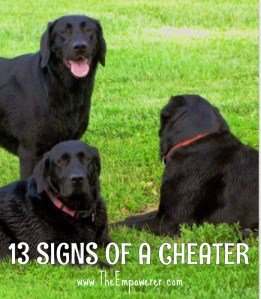 Signs of a cheater