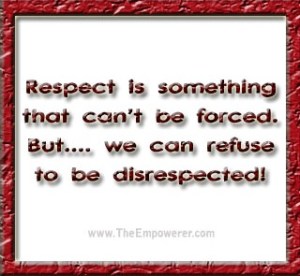 respect
